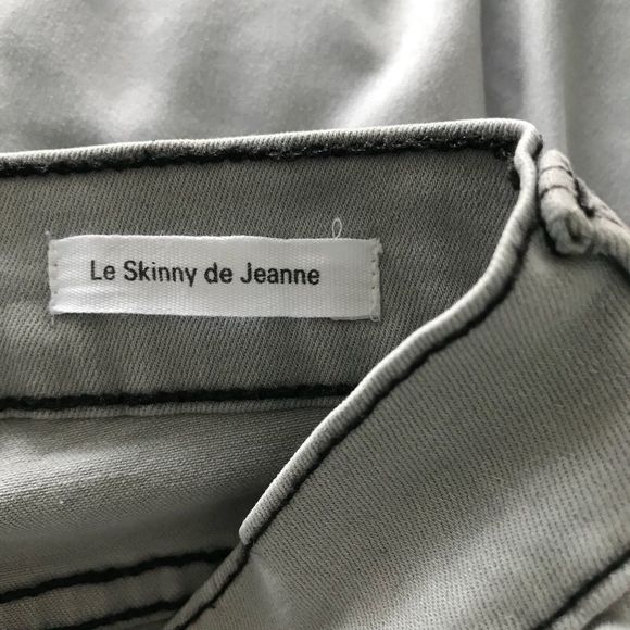 Frame Skinny Jeans Sz 24 Gray Distressed Jeans - Picture 7 of 8